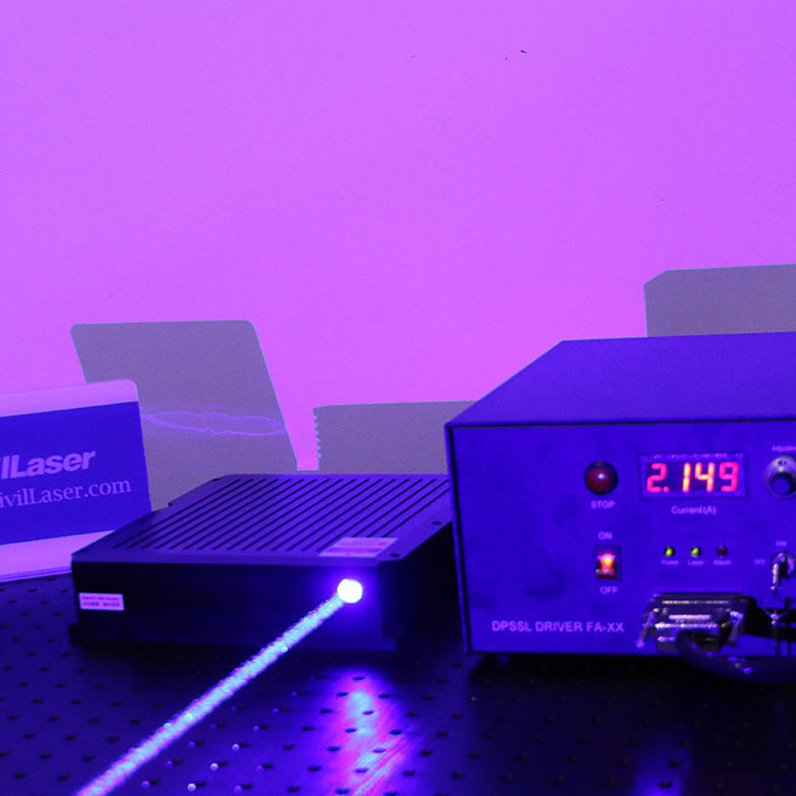 455nm 30W 青色半導体レーザー 高出力レーザー光源